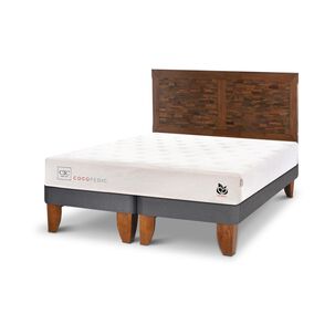 Cama Europea Cic Cocopedic / 2 Plazas / Base Dividida + Respaldo
