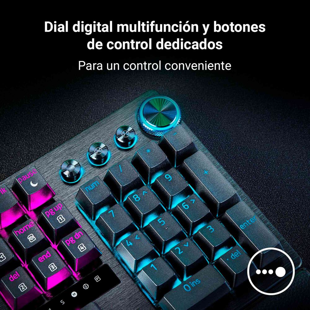 Teclado Gamer Razer Huntsman V3 Pro 8k Switches An&aacute;logos image number 5.0