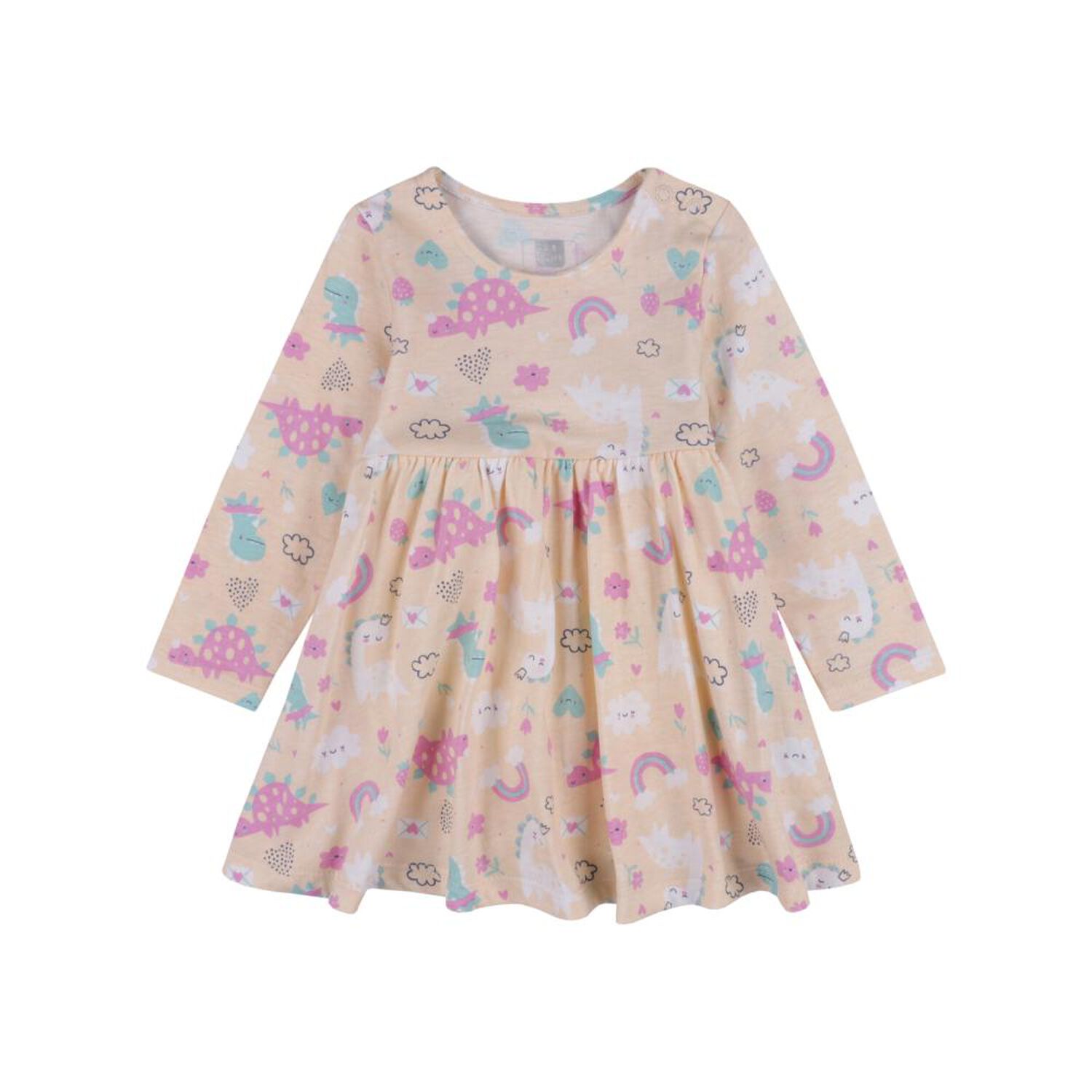 Vestido Manga Larga Bebe Ni&ntilde;a Baby image number 0.0