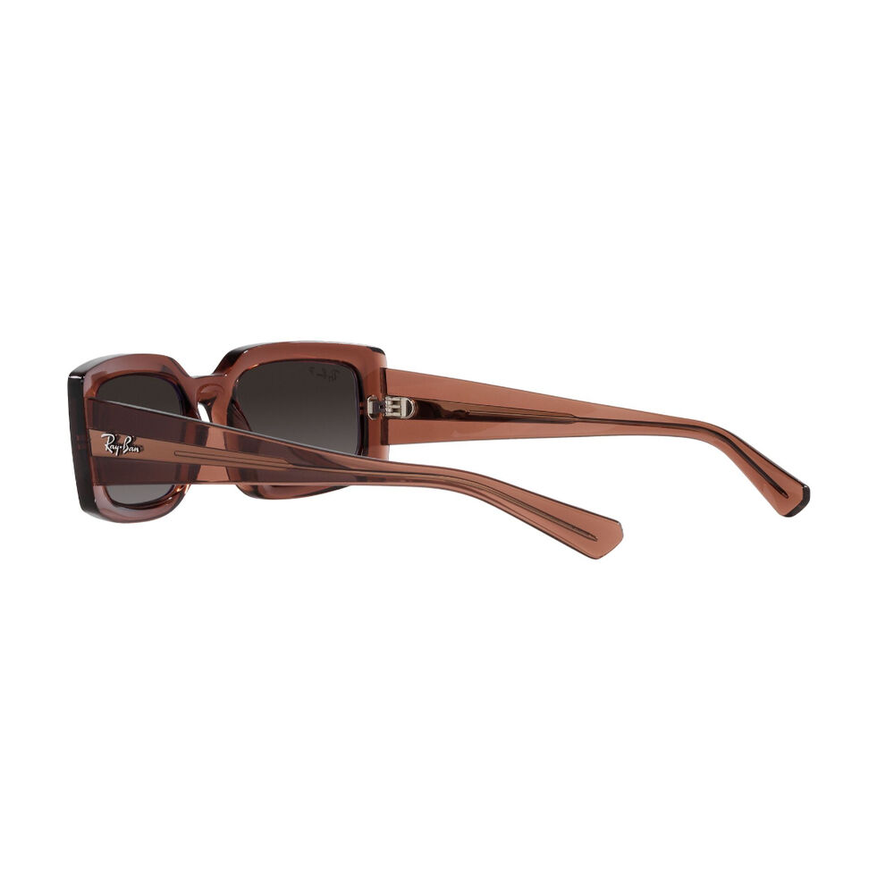 Lentes De Sol Kiliane Transparent Brown Polarizados Bio-based Sustentable Ray-ban image number 4.0