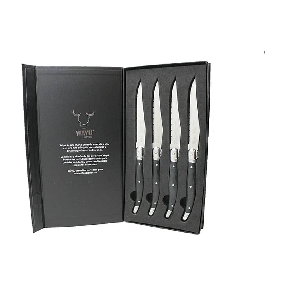 Set 4 Cuchillos Black Mesa Wayu Limited Durabilidad Y Elegancia image number 5.0