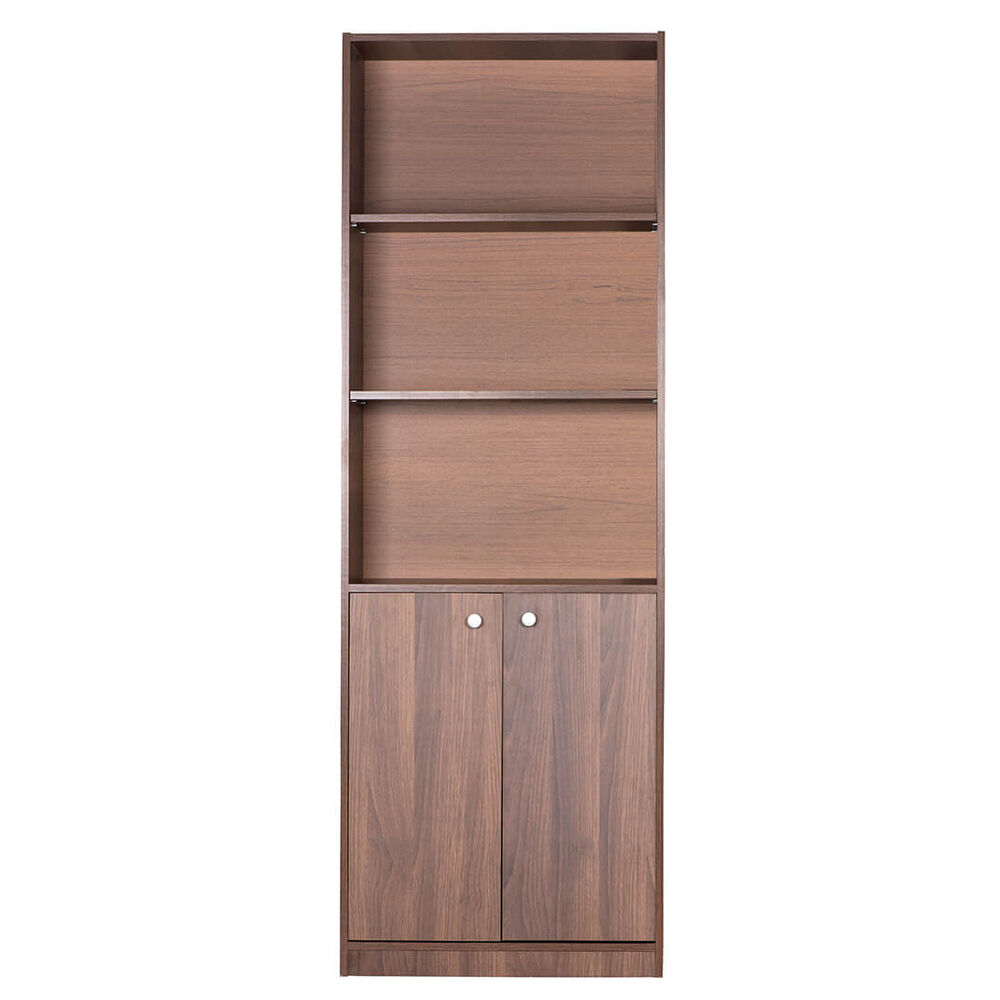 Estante 5 Niveles Con Puertas Nogal image number 2.0