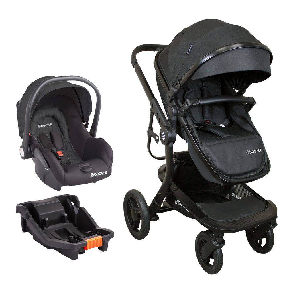 Coche Travel System Taurus Negro Bebesit image number 0.0