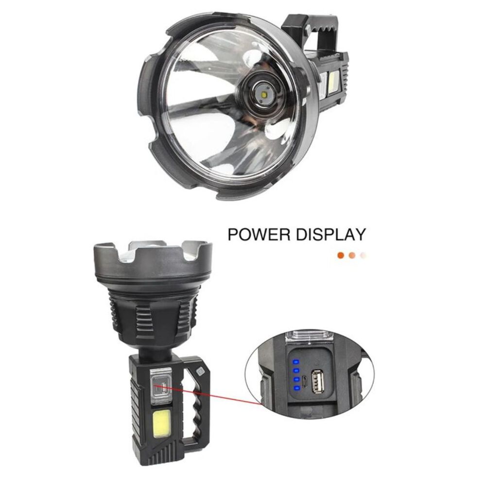 Lampara De Mano Usb 150 W Linterna Foco Led Multifuncional image number 1.0