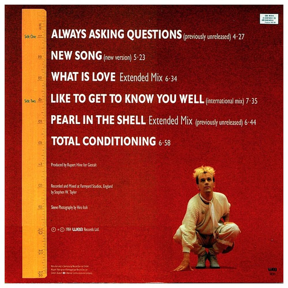 Howard Jones - The 12" Album | Vinilo Usado image number 1.0