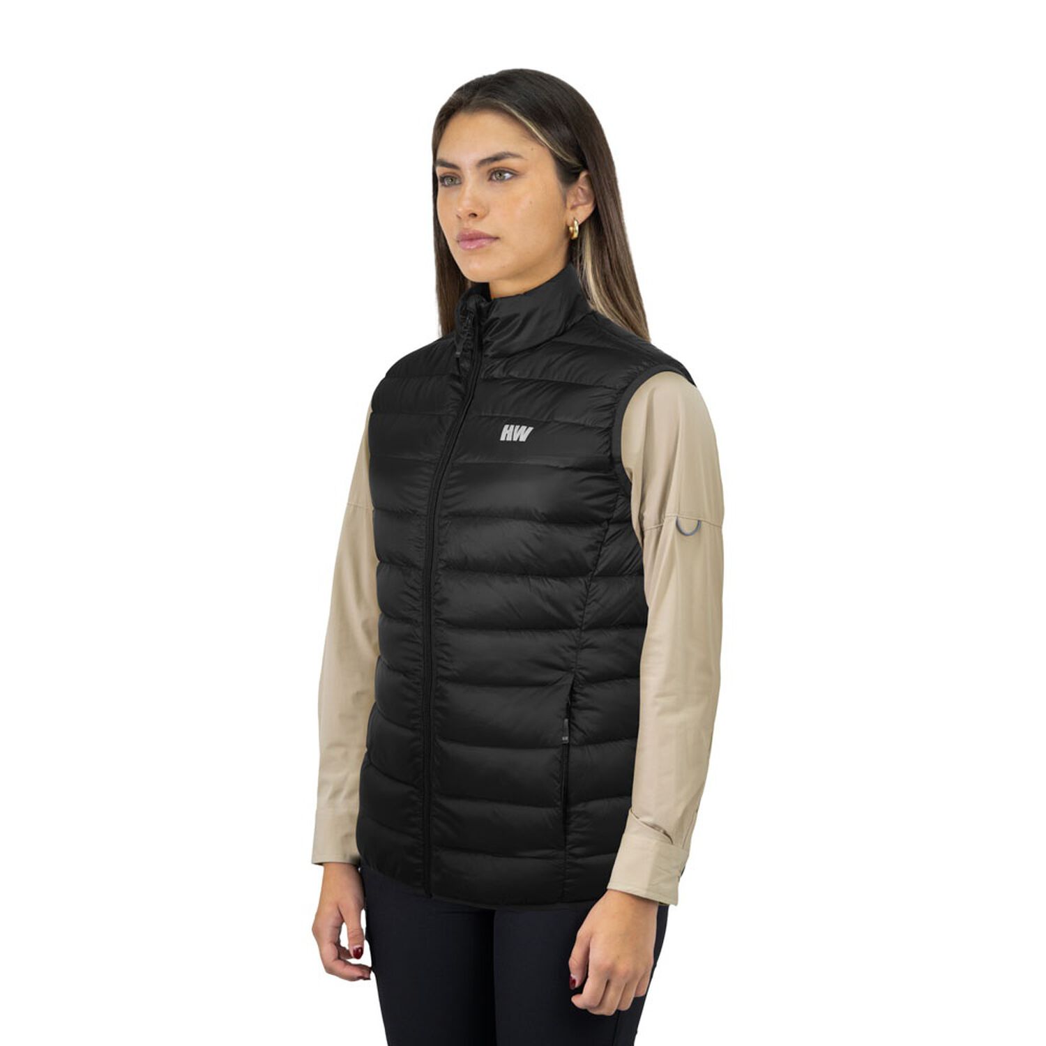 Parka Pluma Hw Pullay Pro Mujer Sin Manga Black image number 2.0