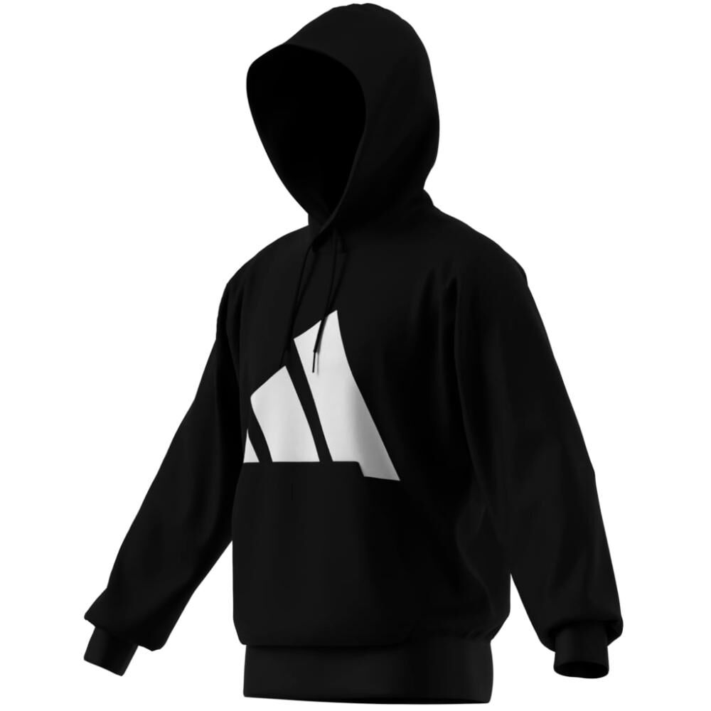 Buzo Con Capucha Adidas Essentials Logo Grande Felpa Francesa image number 9.0
