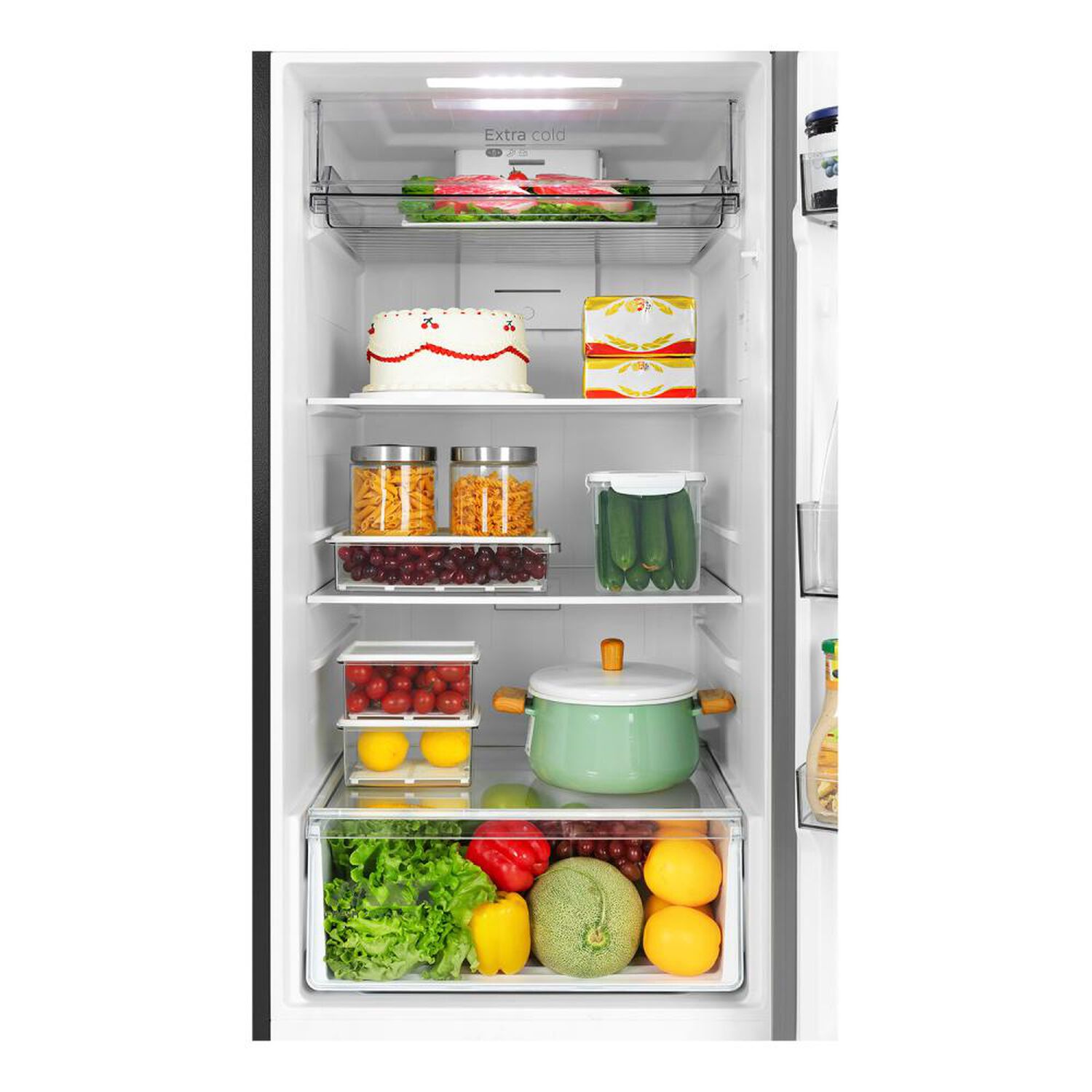 Refrigerador Top Freezer Midea Mdrt533eve50 / No Frost / 379 Litros / D image number 10.0