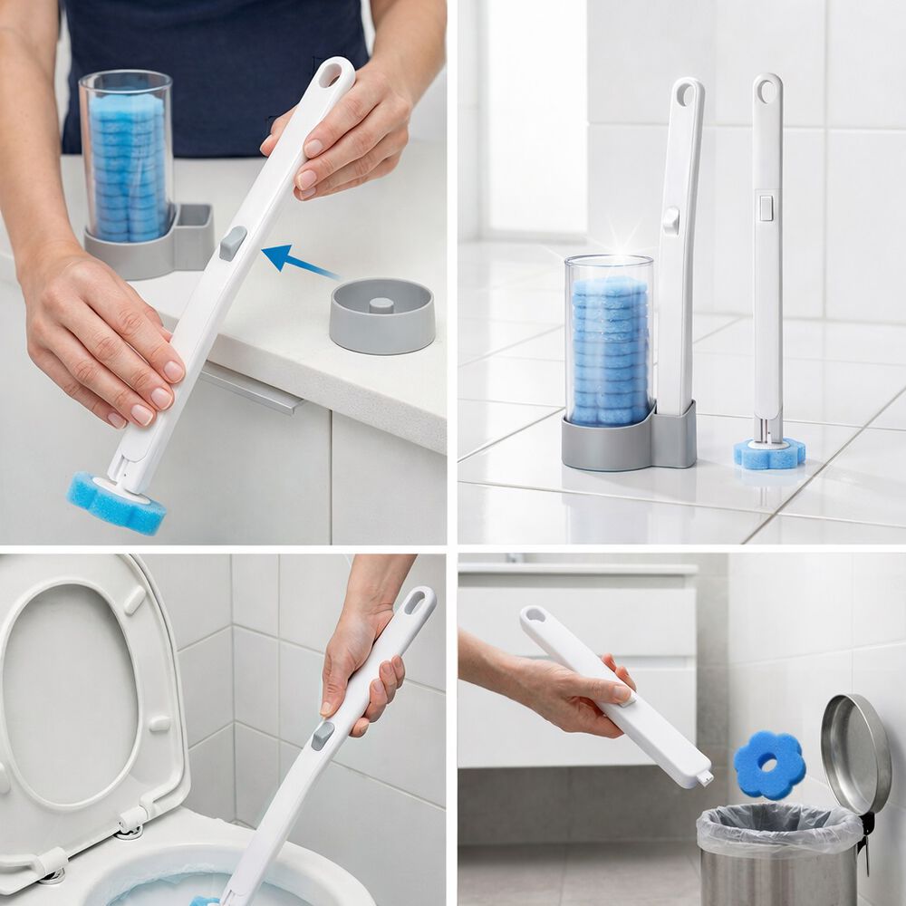 Cepillo Escobilla De Ba&ntilde;o Wc Desechable 24 Cargas image number 5.0