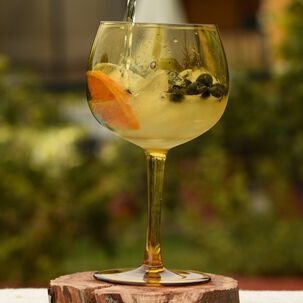 Set 6 Copas Gin/agua Ulm Ambar