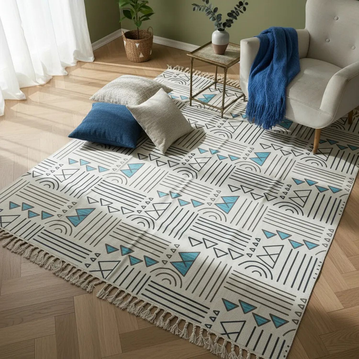 Alfombras Kilim Grande - 180 Cm X 200 Cm image number 0.0