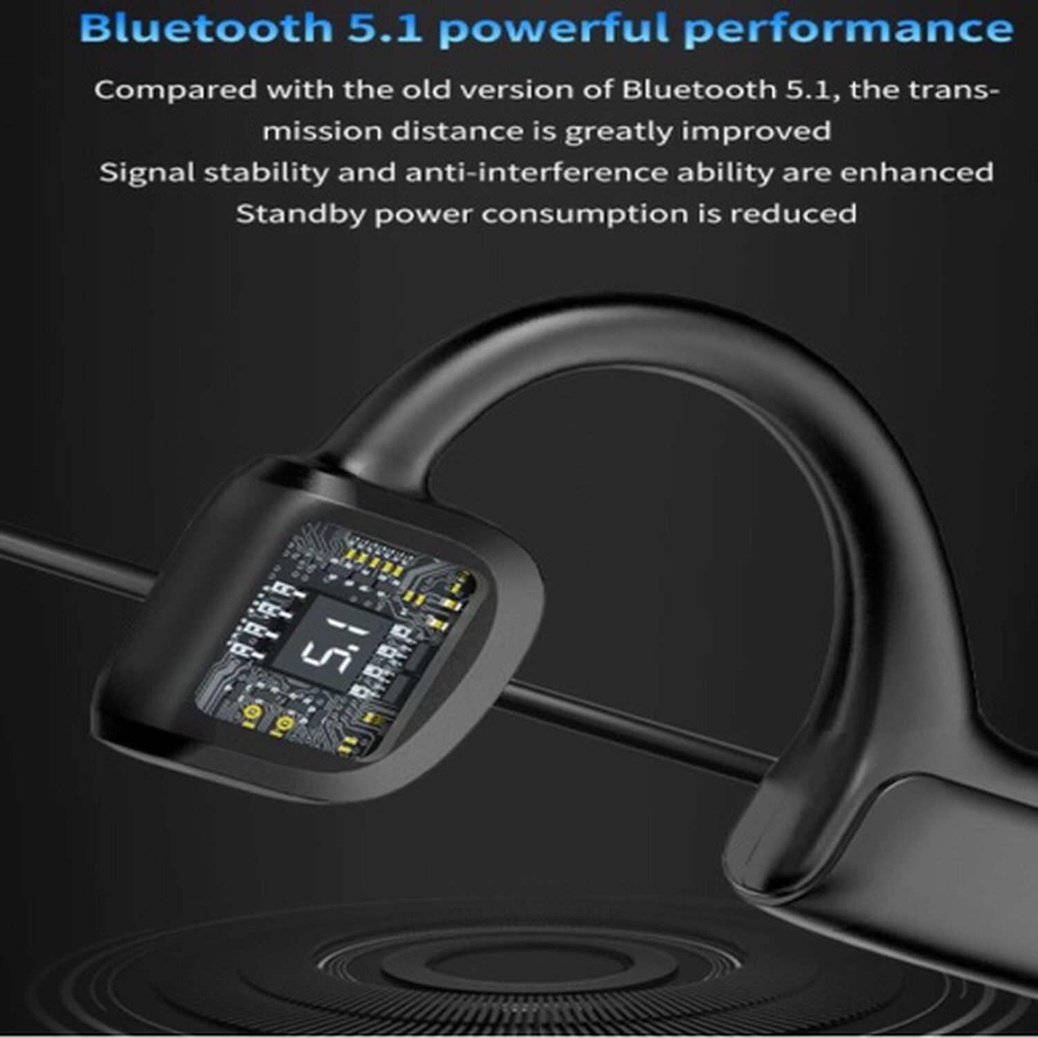 Audifonos Bluetooth Openear Originales Con Microfono Auriculare Recargables image number 2.0