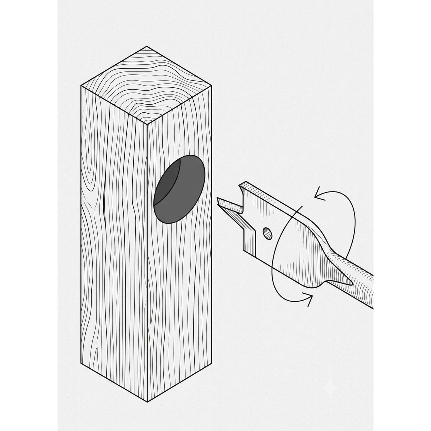 Juego De Brocas Planas Para Madera, 6 Piezas, Truper J-bpt-6 image number 2.0