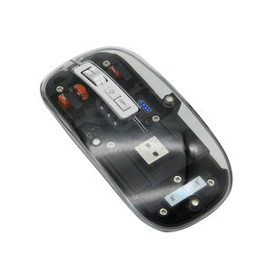 Mouse Inalambrico Fujitel Crystal 2.4g Bluetooth Negro I160crywm74blk