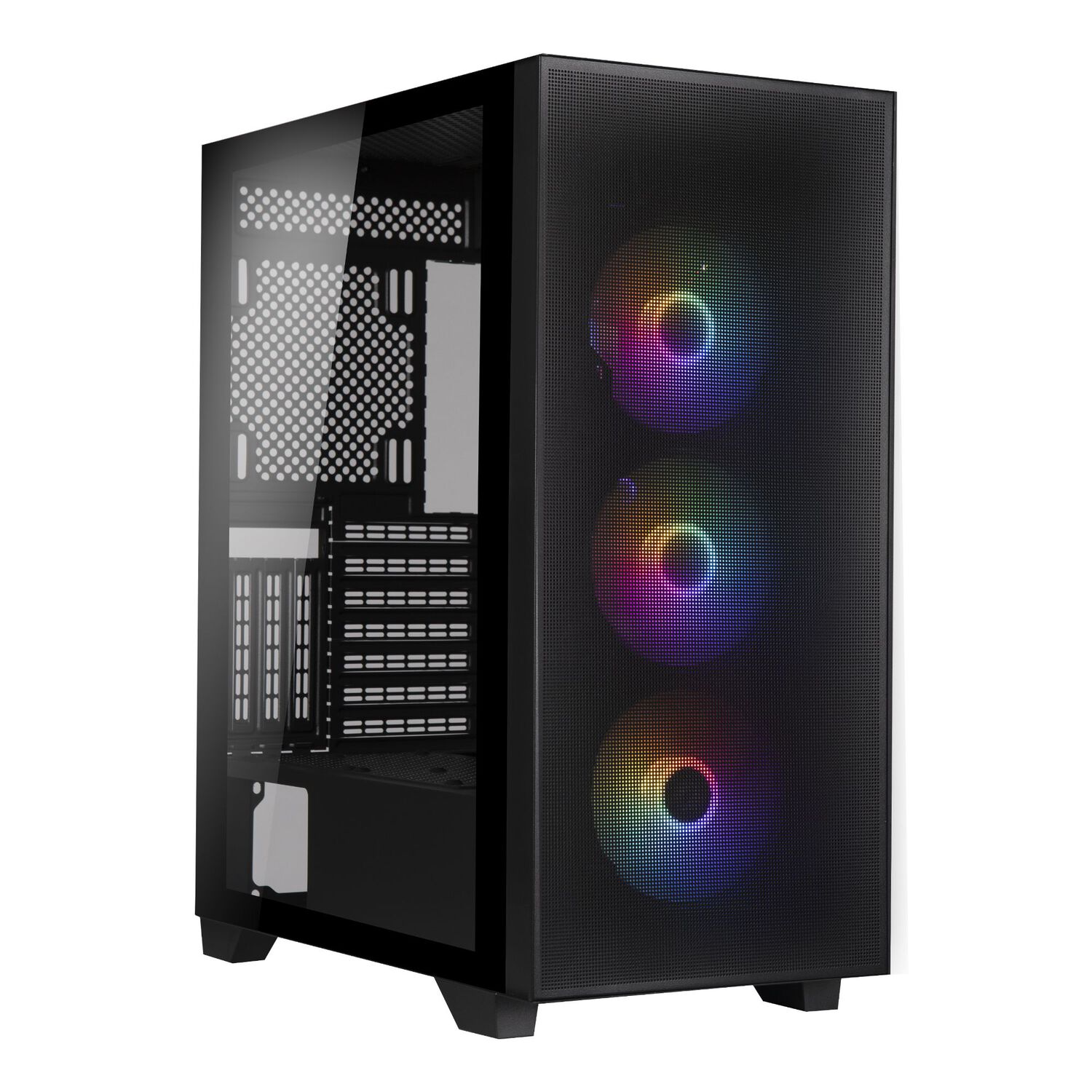 Gabinete Bitfenix/ ​​flow Atx / 4 Ventiladores/ Negro image number 1.0