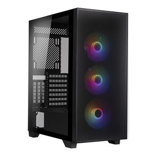 Gabinete Bitfenix/ ​​flow Atx / 4 Ventiladores/ Negro