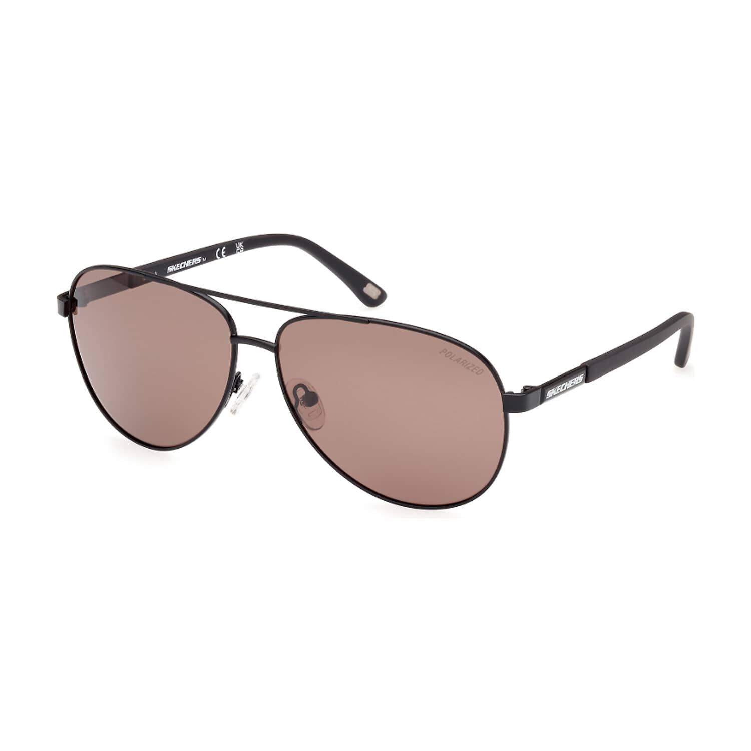 Lentes De Sol Negro Mate Polarizados Skechers image number 1.0