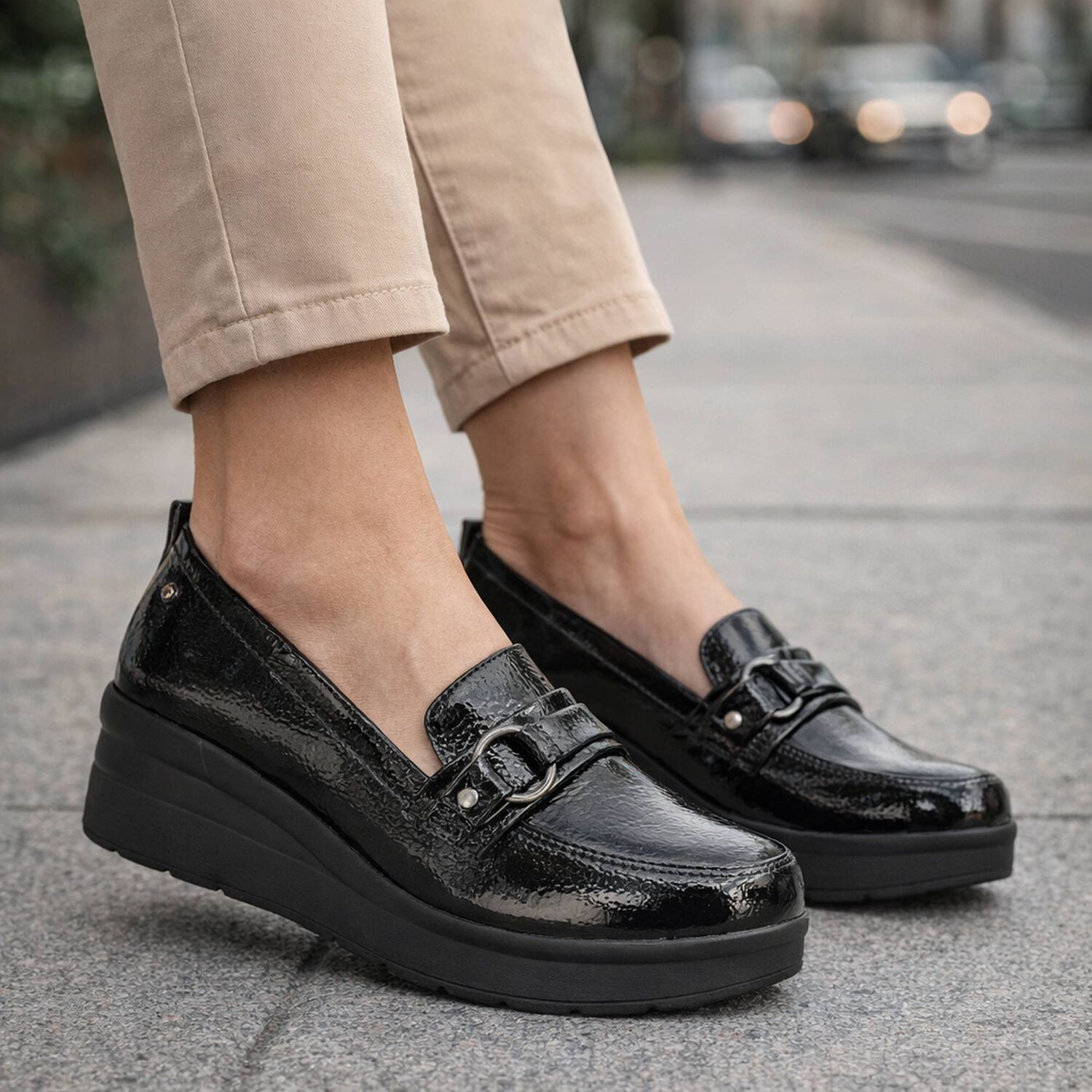 Mocasin Miral Negro Passer image number 4.0