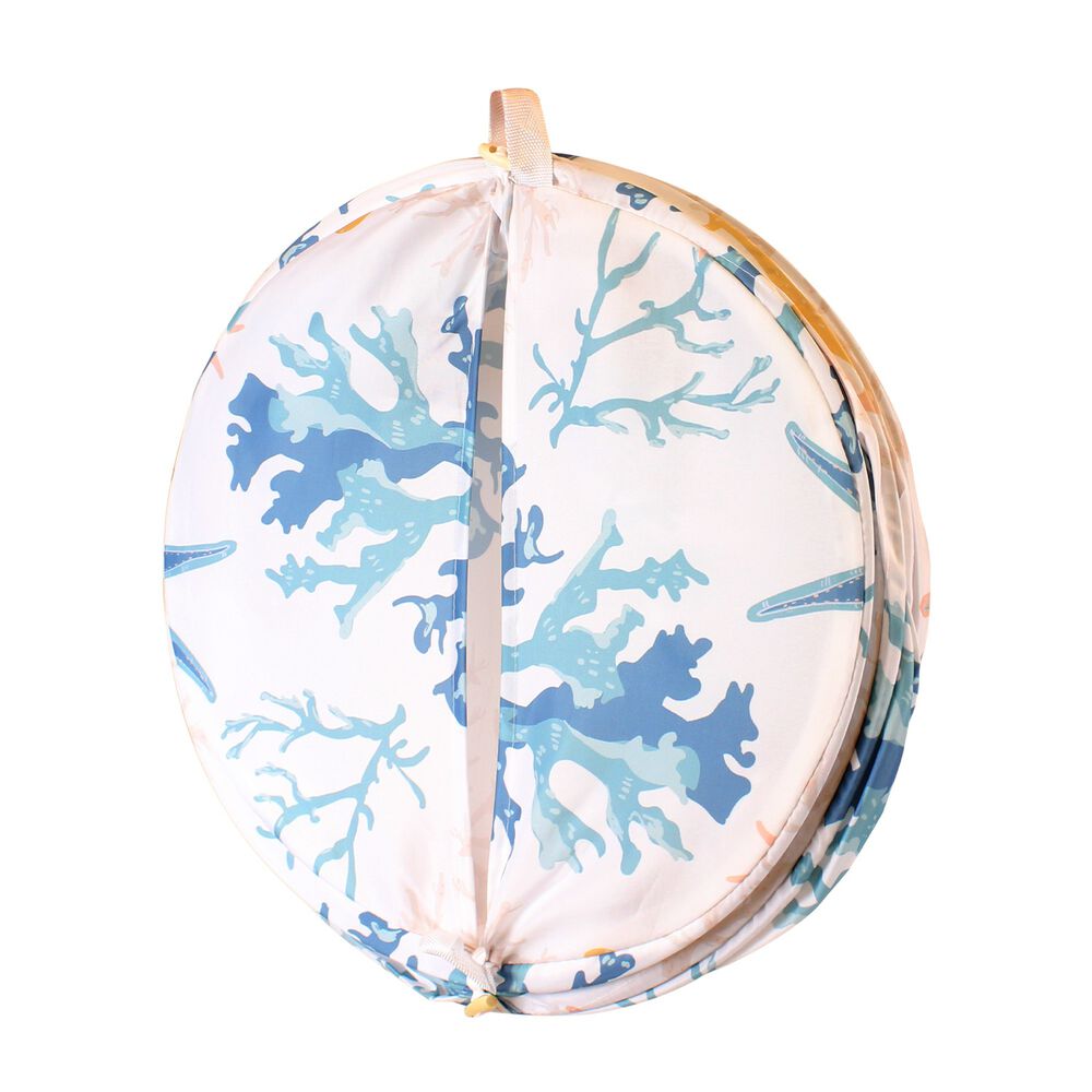Cesto Para Ropa Plegable Nautica Home 42x55cm Corales De Mar image number 4.0