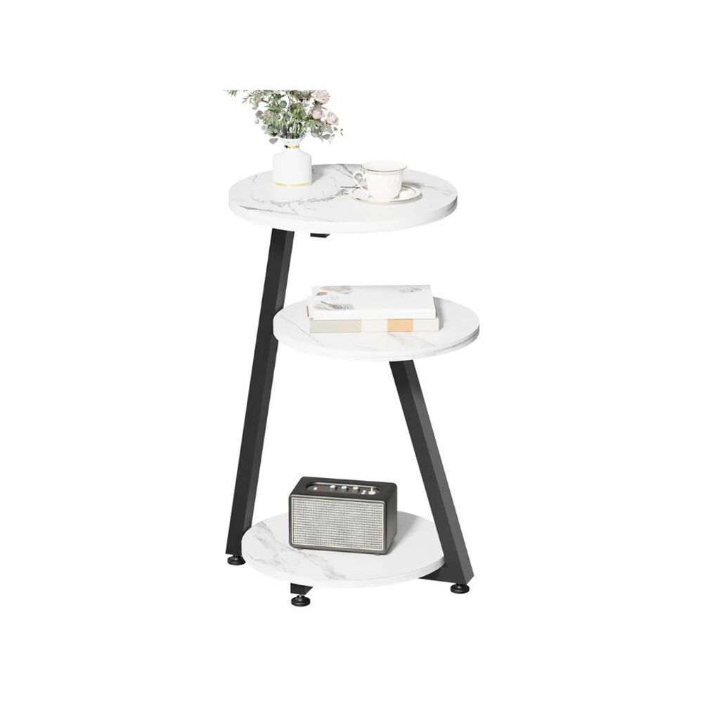 Mesa Auxiliar Redonda 3 Estantes image number 0.0