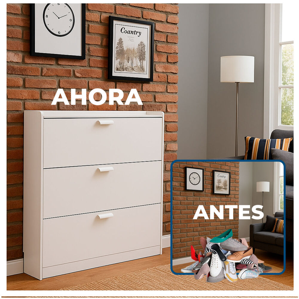 Zapatera Organizadora Vtrin Xxl Para 25 Pares Y Tallas Grandes Hasta 44 image number 4.0