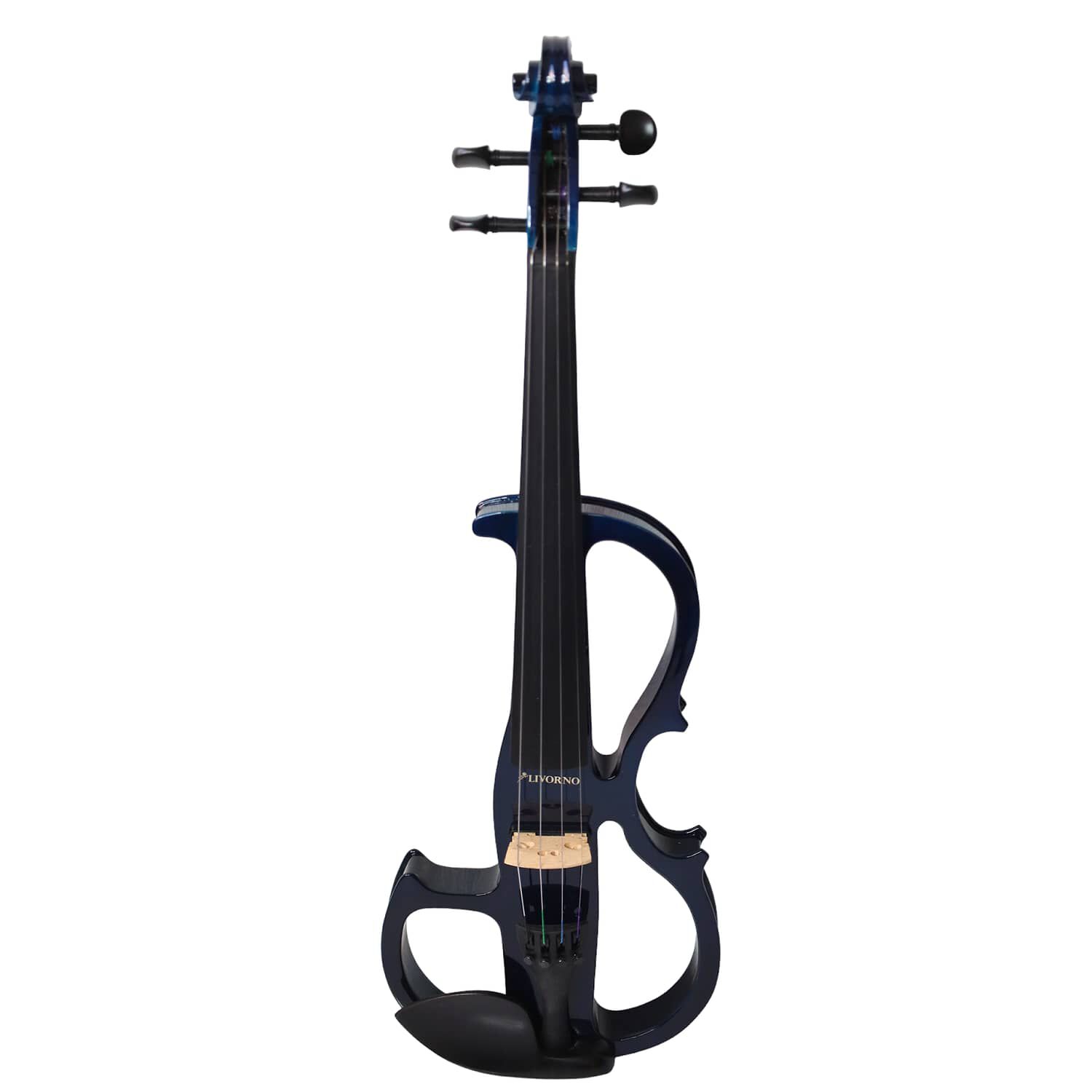 Viol&iacute;n El&eacute;ctrico Livorno 4/4 Azul Liv-e-41bl image number 0.0