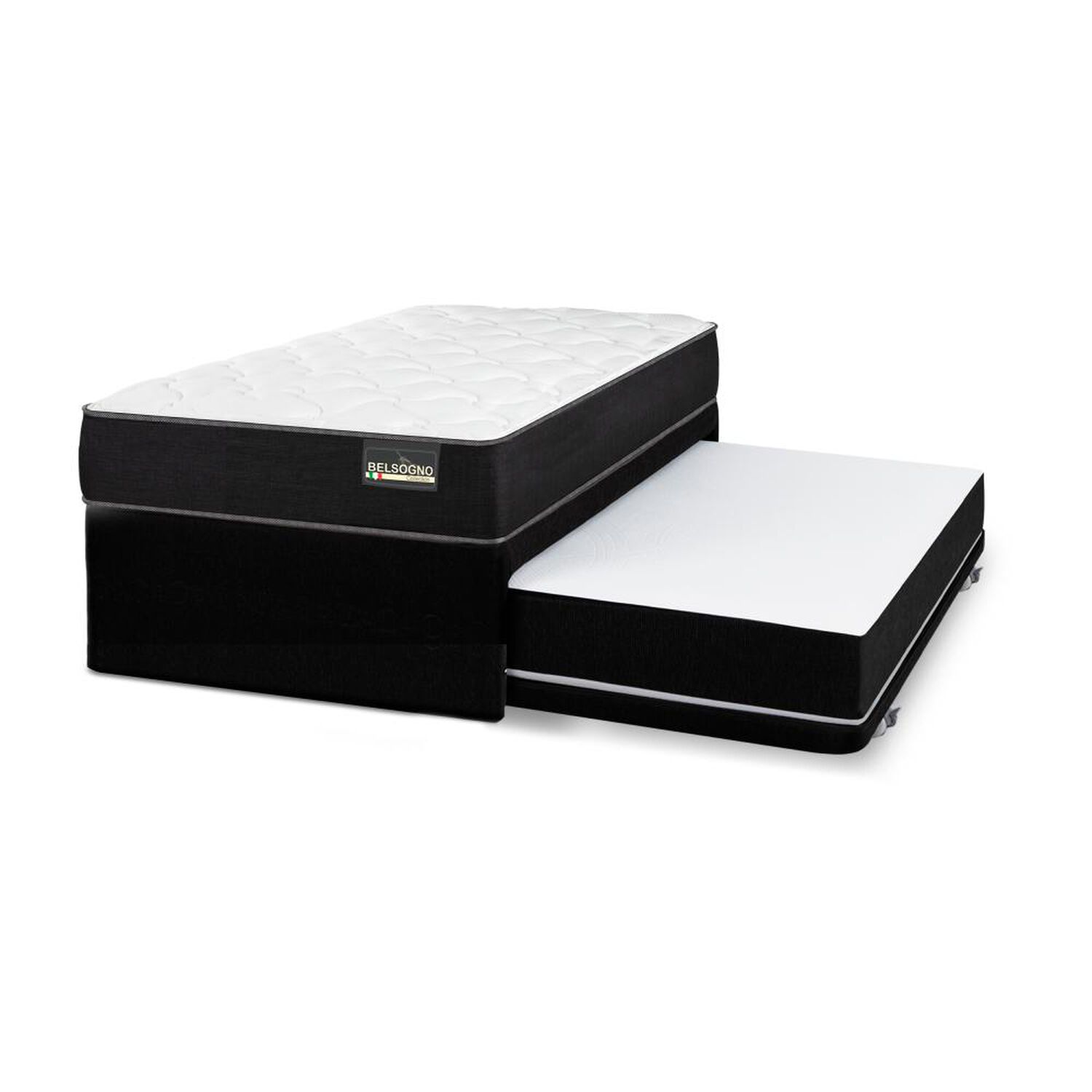 Cama Nido Belsogno One Black / 1 Plaza / Base Normal image number 3.0