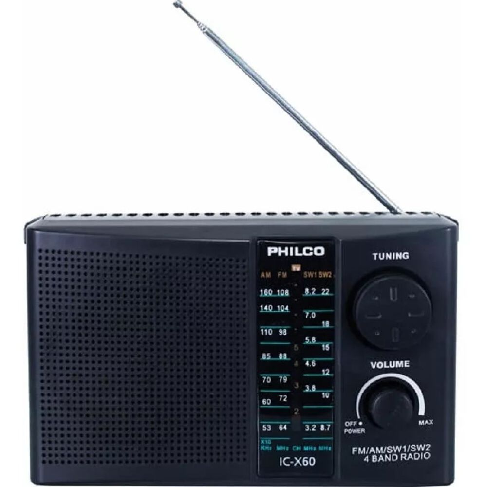 Radio Port&aacute;til Philco Ic-x60 220v 4 Bandas Am-fm-sw1-sw2 image number 0.0