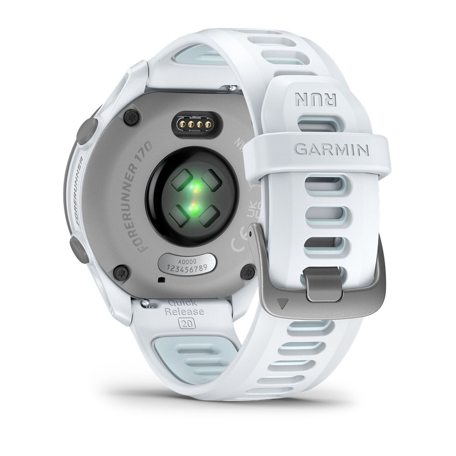 Smartwatch Forerunner 170 Music Whitestone/cloud Blue Garmin image number 3.0