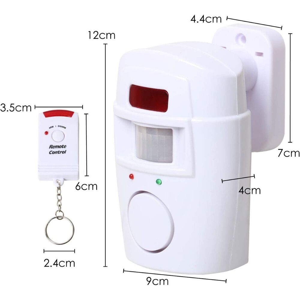 Alarma Inalámbrica Sensor Movimiento 105db Casa Oficina image number 1.0