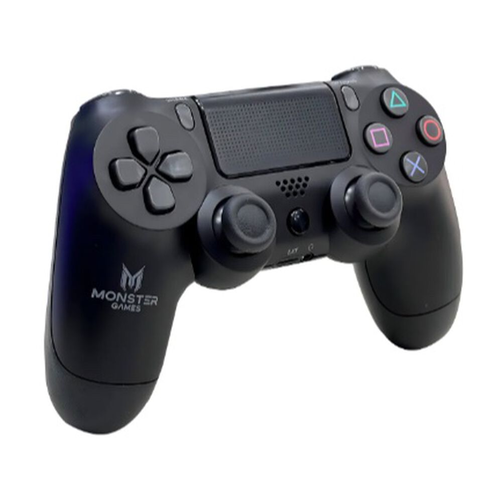 Control Joystick Inal&aacute;mbrico Monster Games Double Shock Compatible Con Ps4 Negro image number 2.0