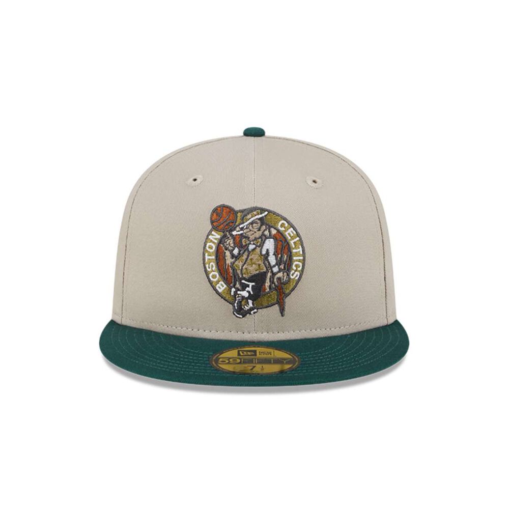 Jockey Boston Celtics Nba 59fiftytree Bark Fill Grey New Era image number 2.0