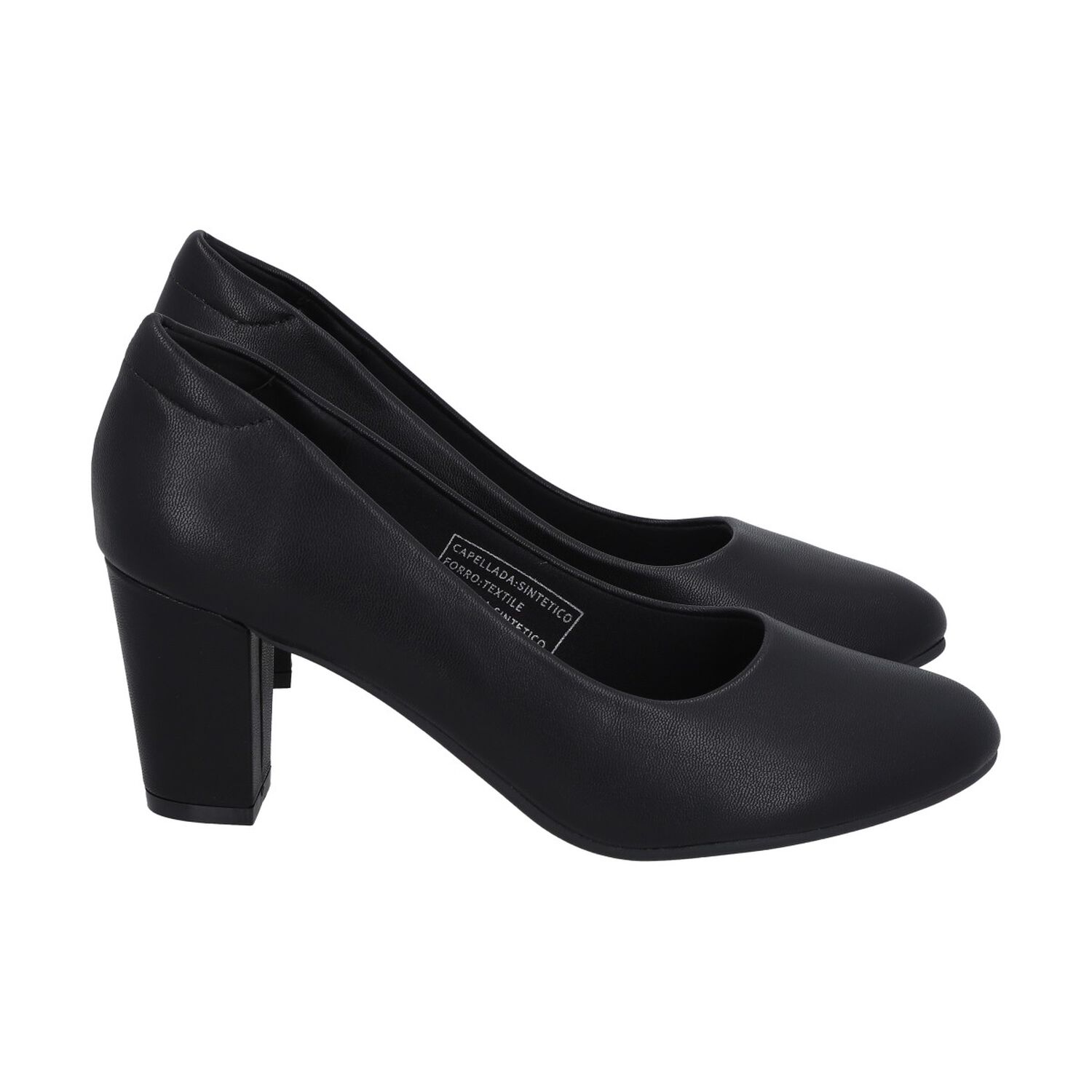 Zapato Mujer Negro Mary Police image number 2.0