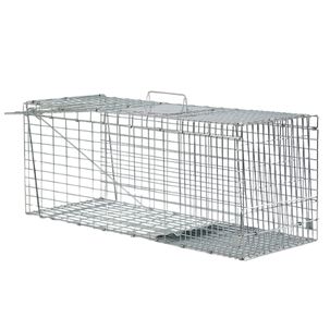 Jaula Plegable 94x34x37 Cm Ideal Para Mascotas Y Transporte