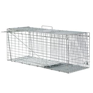 Jaula Plegable 94x34x37 Cm Ideal Para Mascotas Y Transporte