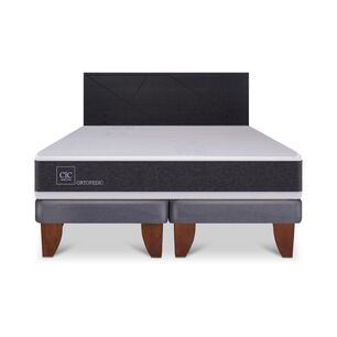 Cama Europea Cic Ortopedic / King / Base Normal + Respaldo