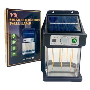 Foco Led Solar Exterior Con Sensor De Movimiento Xy6012.