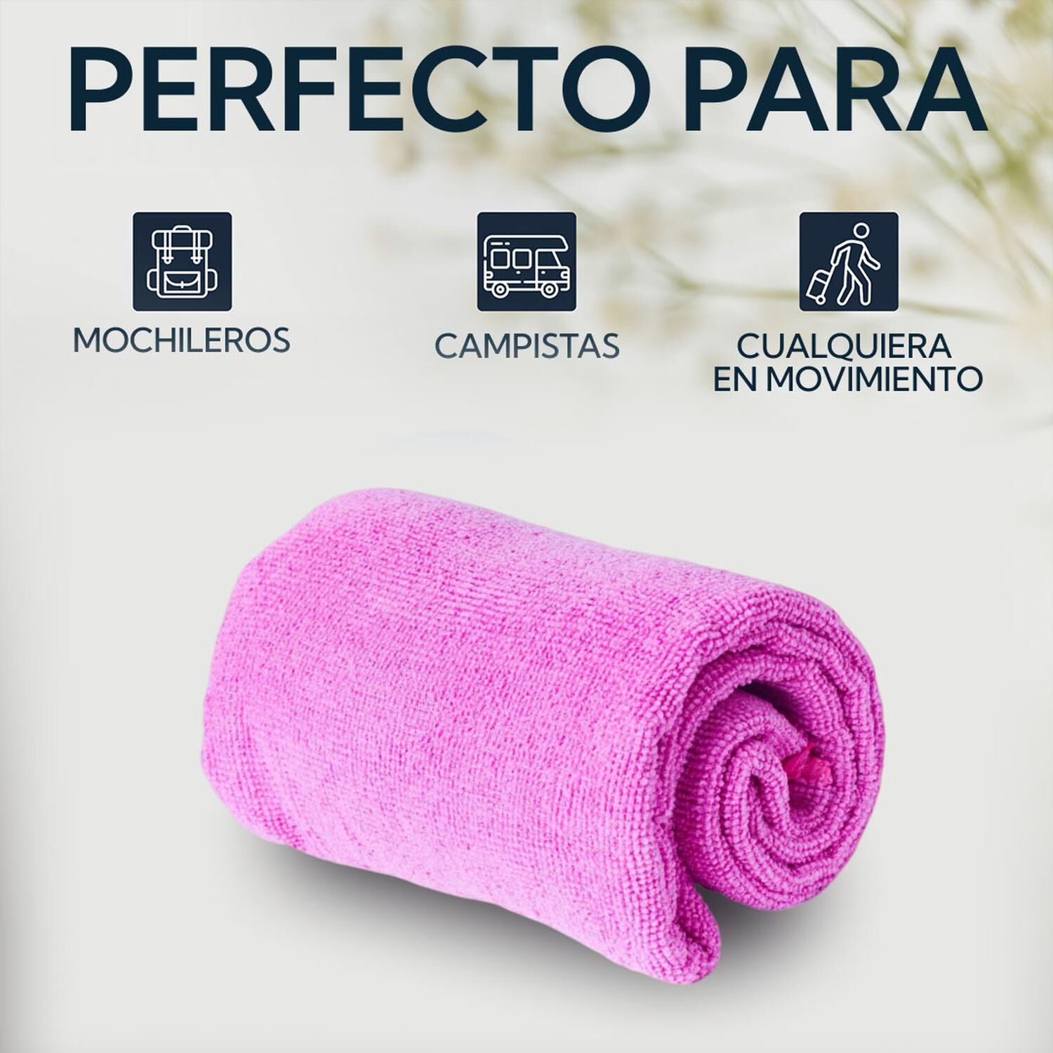 Pack 2 Toallas Microfibra Terry Morada image number 4.0
