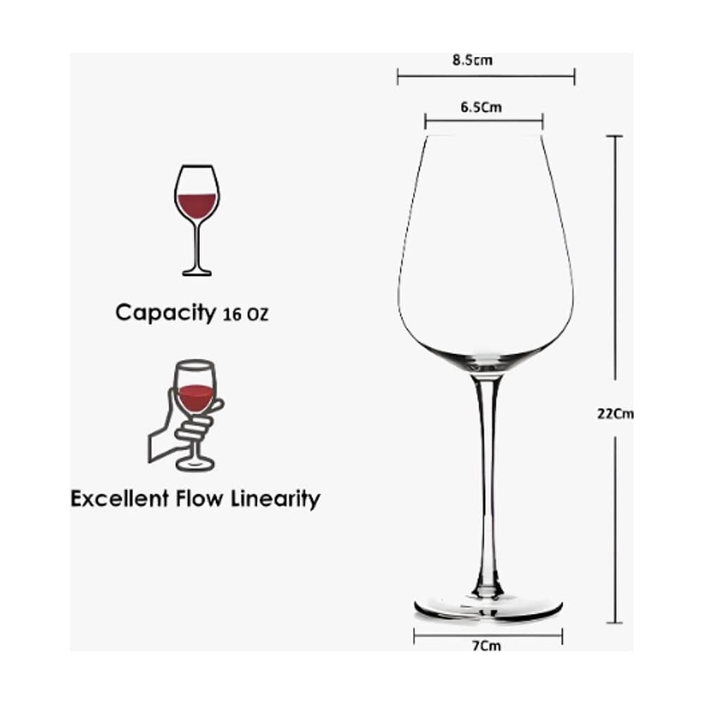 X2 Copas De Vino Copas Ramazzotti Copas Cristal Copas Vino Color Transparente image number 1.0