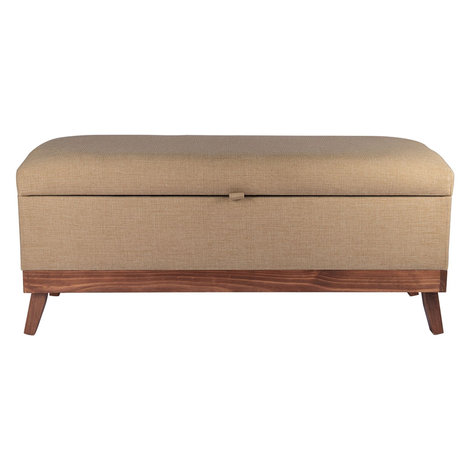 Banqueta Con Ba&uacute;l Incy Beige Delta 120x40x50 Cm M&aacute;xima Design image number 0.0