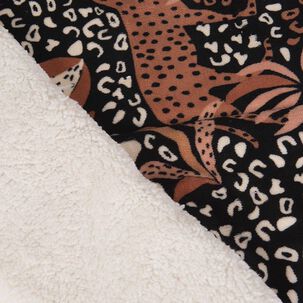 Plumon Coral Print Sherpa 1.5 Plazas Selva