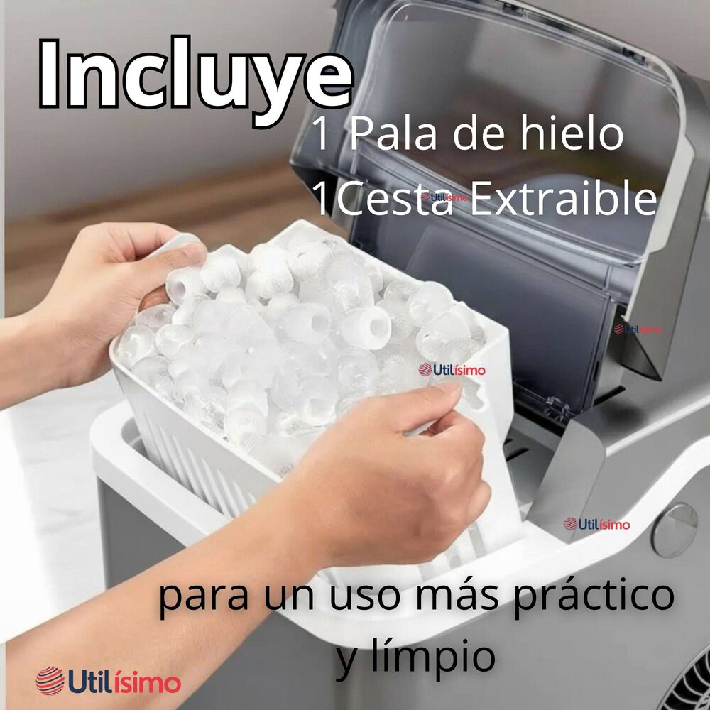 M&aacute;quina De Hielo Port&aacute;til Potente Hogar Premium image number 6.0