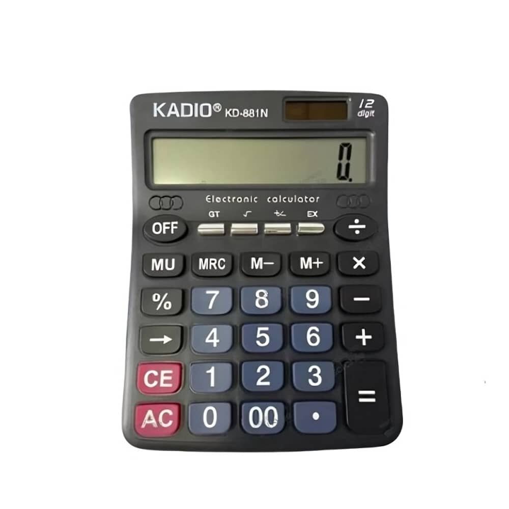 Calculadora 12 D&iacute;gitos Kadio Kd-881n image number 0.0