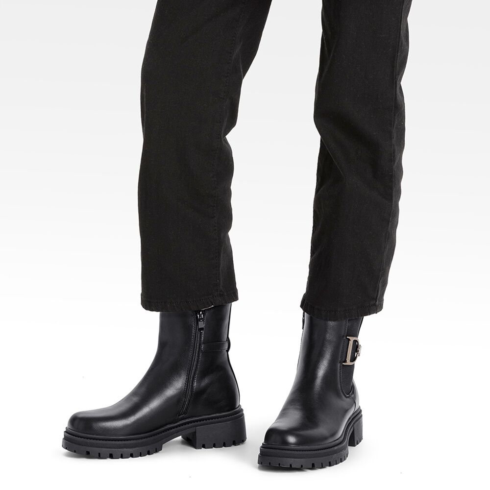 Botin Casual Mujer Eco Cuero Con Felpa Comodo Weide Zs60 image number 2.0