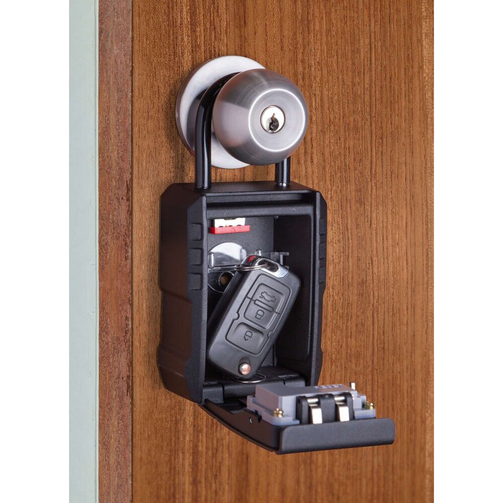 Caja Guarda Llaves L Gancho Con Clave 120x89x44mm image number 9.0