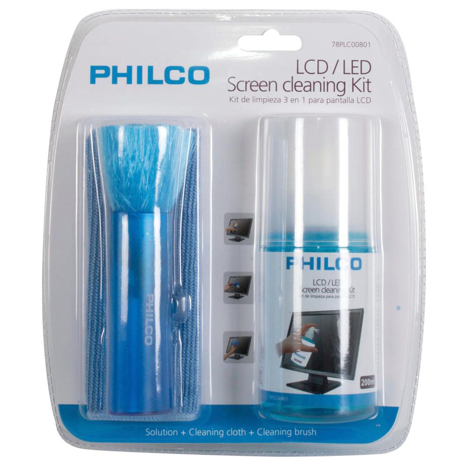Set De Limpieza De Pantalla 3 En 1 Philco image number 0.0