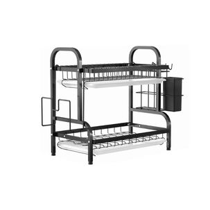 Secador Escurridor De Platos Loza Vajilla 2 Niveles Cocina