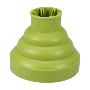 Difusor Para Secador De Cabello De Silicona Plegable Verde