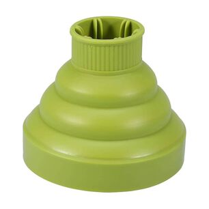 Difusor Para Secador De Cabello De Silicona Plegable Verde