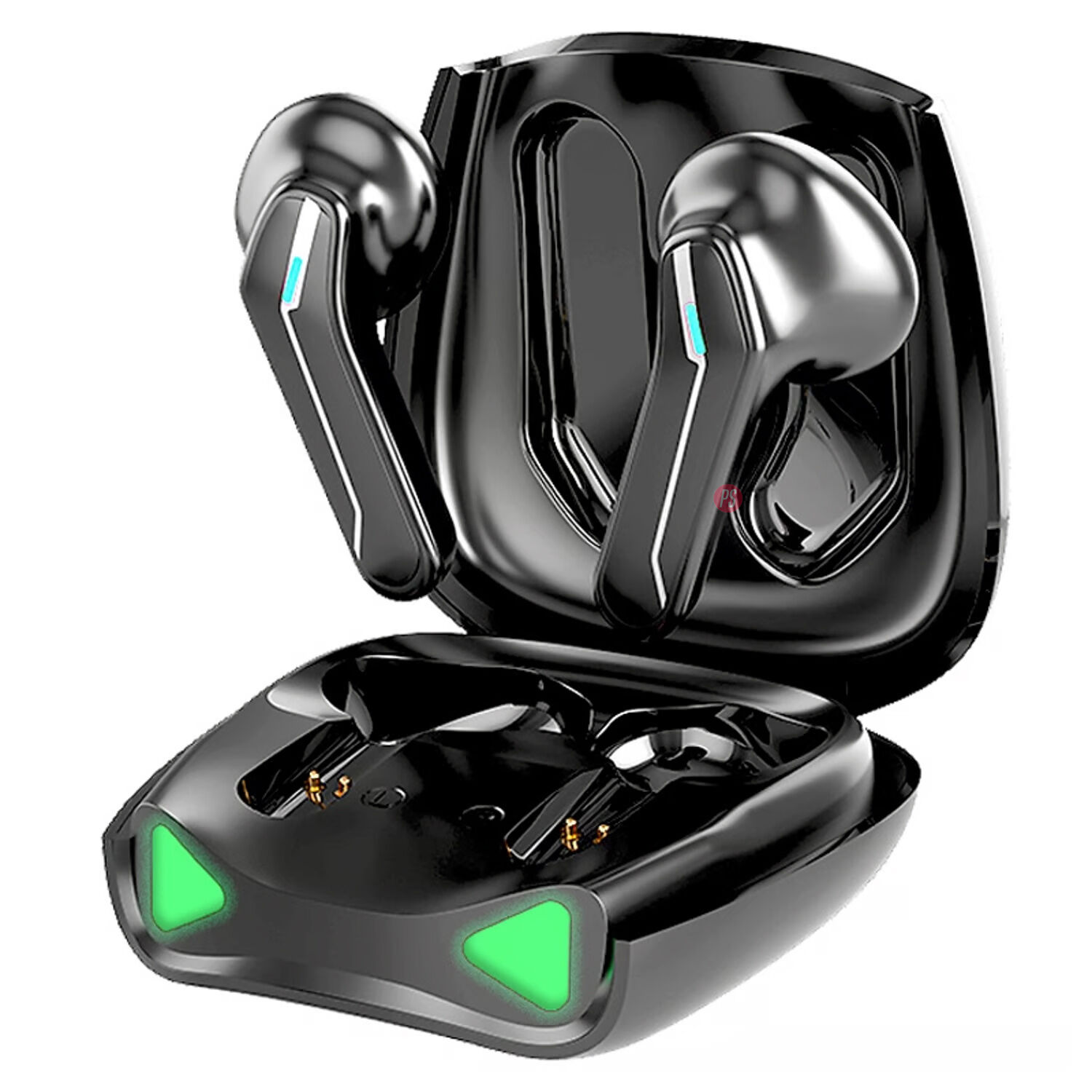 Aud&iacute;fonos Bluetooth Gamer Lenovo Xt85 Iluminaci&oacute;n Verde - Ps image number 2.0